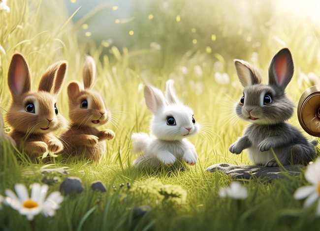 三只小兔子的故事；三只小兔子的故事在线听