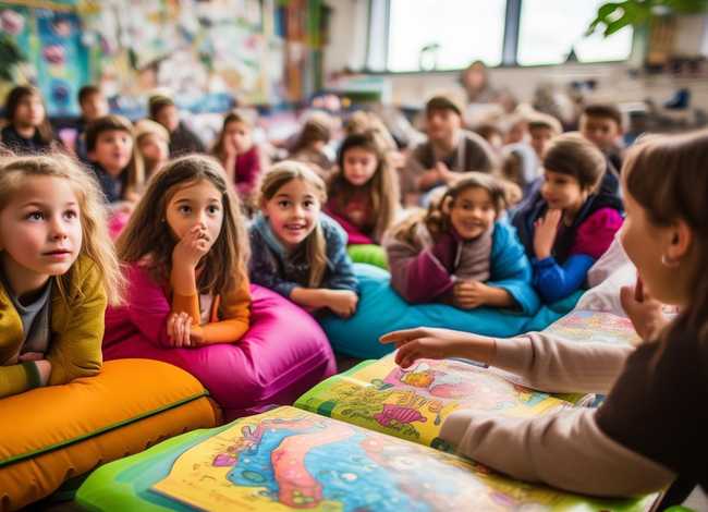 小朋友听故事;三年级小朋友听故事 小朋友听故事;三年级小朋友听故事