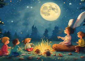 关于月亮的儿童神话故事；有哪些关于月亮的神话故事？