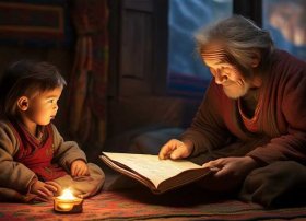 藏族儿童睡前故事三百字（藏族小故事100字）