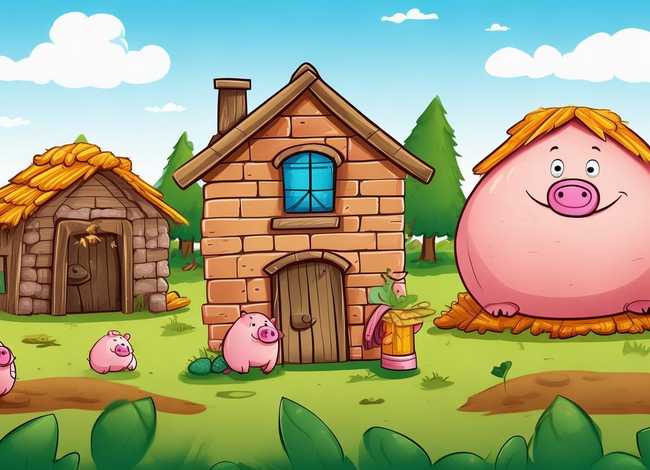 故事儿童版三只小猪盖房子（三只小猪盖房子的故事幼儿版）