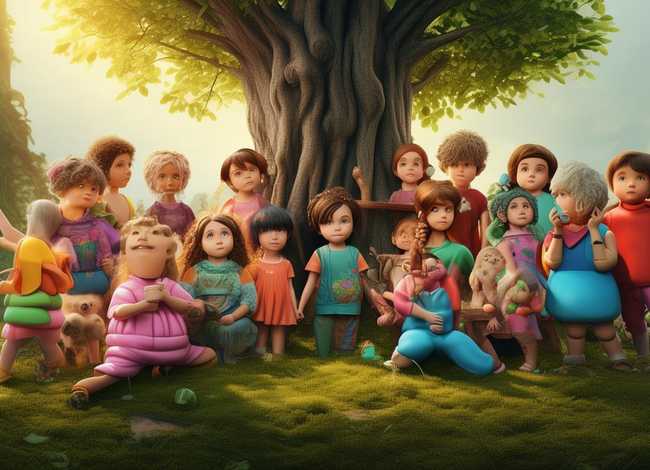 儿童故事多人角色 - 有哲理的幼儿故事多人角色