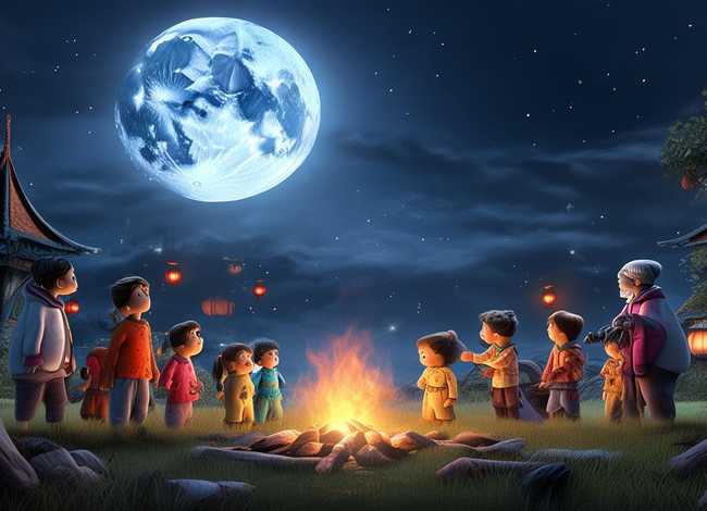 关于月亮的儿童诗，关于月亮的儿歌,故事,古诗