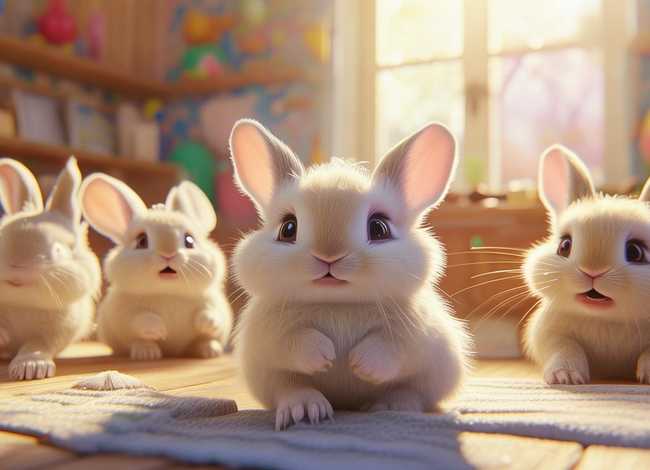 儿童兔兔视频（幼儿兔子视频）