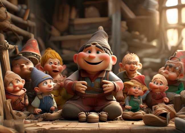 儿童故事鞋匠与小矮人、鞋匠与小矮人故事视频