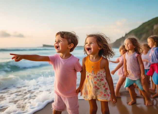 儿童看海视频 儿童看海的句子