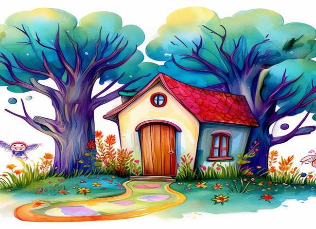 童话故事插图简笔画 童话故事插图简笔画图片