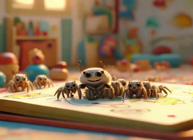儿童故事蜘蛛的故事 - 蜘蛛的幼儿故事
