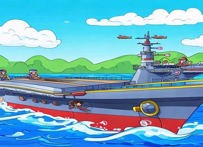 航母儿童画图片 航母儿童画图片简单 航母儿童画图片 航母儿童画图片简单