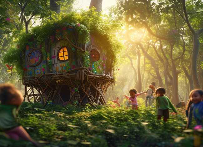 树房子的故事儿童图画 树房子的故事文字版 树房子的故事儿童图画 树房子的故事文字版