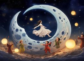 嫦娥奔月故事儿童表演（嫦娥奔月的故事表演）