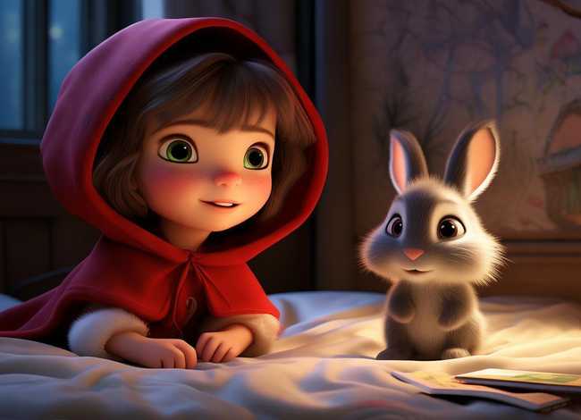 儿童睡前故事小红帽小灰兔 - 少儿睡前故事小红帽