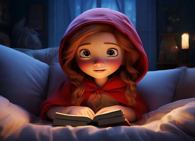 小红帽的故事儿童睡前小故事 - 小红帽的故事 睡前故事,在线