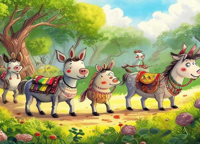 寓言故事简笔画完整图 寓言故事简笔画完整图片