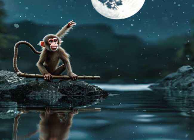 猴子捞月亮完整故事文字,猴子捞月亮故事文字内容 猴子捞月亮完整故事文字,猴子捞月亮故事文字内容