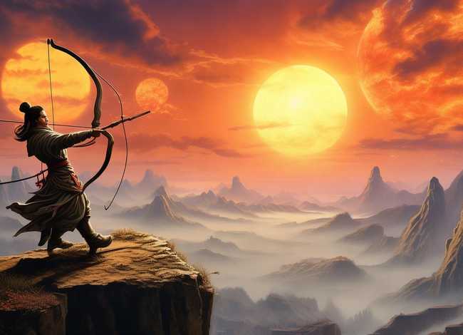 后羿射日儿童故事作者是谁，后羿射日故事的作者是谁