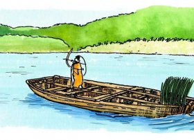 成语故事手抄报简笔画 - 成语故事手抄报简笔画草船借箭