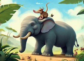 老鼠吃大象儿童故事文字版 老鼠吃大象故事原文