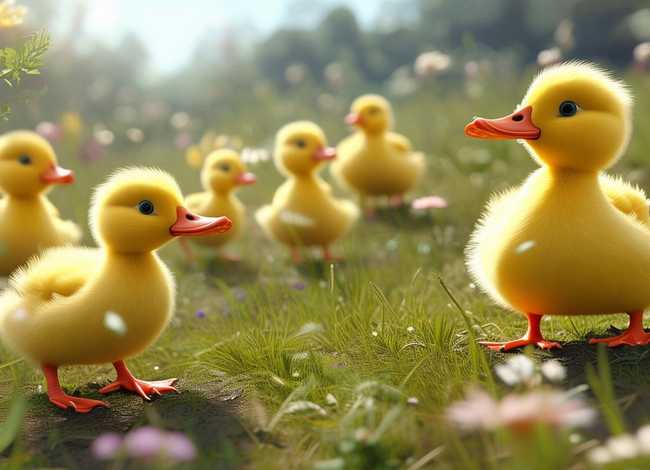 小鸭子找妈妈儿童故事；幼儿故事小鸭子找妈妈