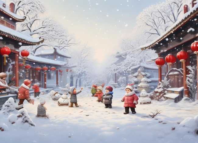 古诗 儿童 雪，雪的古诗幼儿园