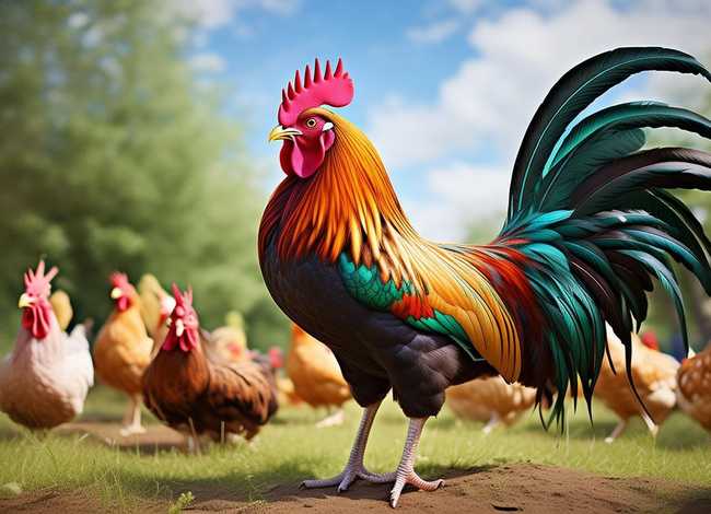 大公鸡比美的故事 - 大公鸡比美的故事拼音版