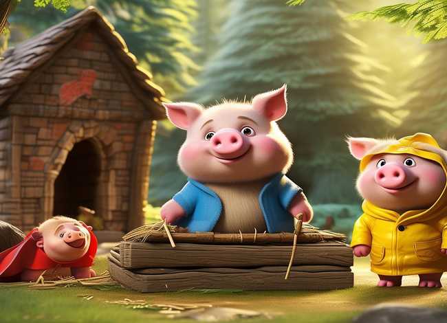 儿童故事三只小猪原文，三只小猪幼儿故事