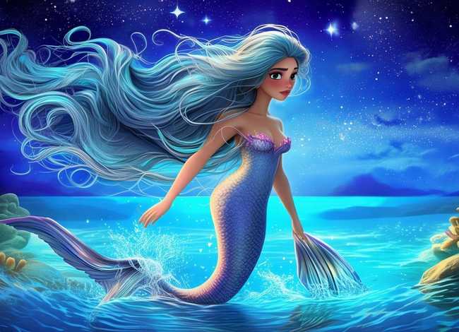 《海的女儿》完整版故事、《海的女儿》完整版故事,印出来字