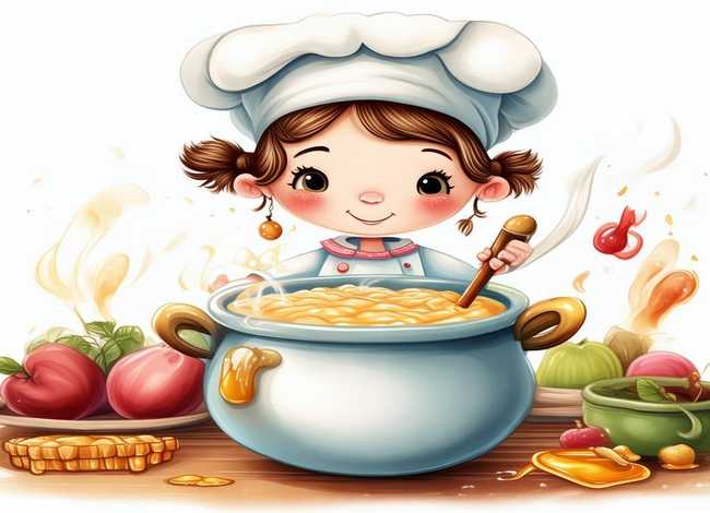 儿童故事甜粥作者；甜粥故事图片