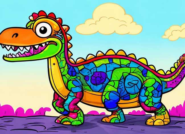 儿童恐龙简笔画(儿童恐龙简笔画彩色) 儿童恐龙简笔画(儿童恐龙简笔画彩色)