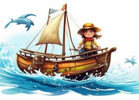 儿童船长简笔画，儿童船长简笔画怎么画