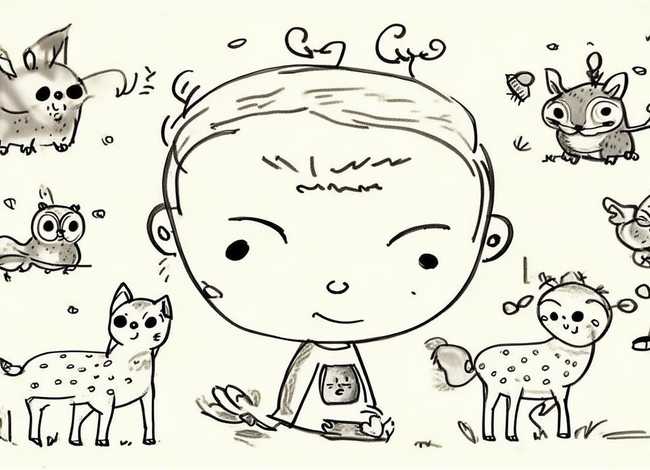 有故事情节的简笔画儿童;有故事情节的简笔画动物不少于5个 有故事情节的简笔画儿童;有故事情节的简笔画动物不少于5个