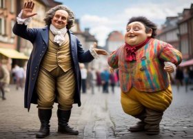 歌德给蠢货让路的故事（歌德给人让路的故事）