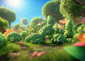 儿童毛毛虫的故事视频 - 幼儿园毛毛虫故事视频