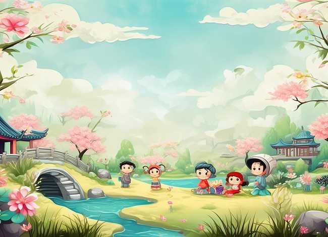 儿童古诗背景纸打印(幼儿古诗背景) 儿童古诗背景纸打印(幼儿古诗背景)