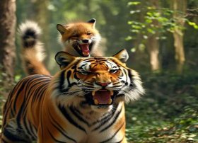 成语故事儿童3-6岁狐假虎威，幼儿成语故事狐假虎威