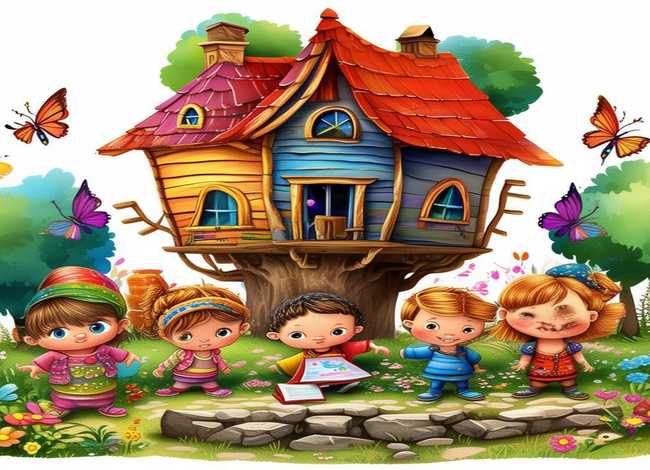 幼儿园儿童故事插图画，幼儿园故事插图怎么画