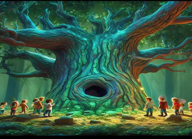 奇怪的树故事儿童；奇怪的大树故事