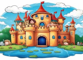 城堡儿童简笔画（城堡儿童简笔画图片大全）