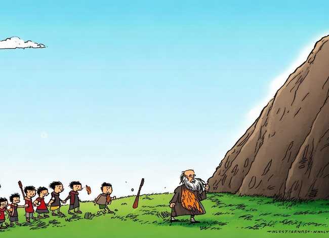 愚公移山故事注音版白话儿童 愚公移山故事原文注音版