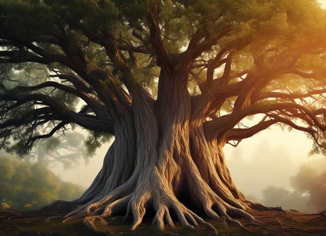 大树的故事的画、大树的故事范画