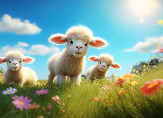 儿童故事三只羊图片(幼儿故事三只小羊) 儿童故事三只羊图片(幼儿故事三只小羊)