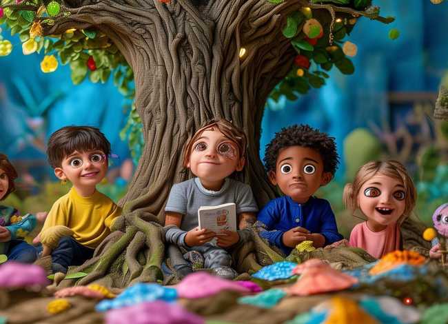 五人儿童故事 - 五个人的幼儿故事 五人儿童故事 - 五个人的幼儿故事