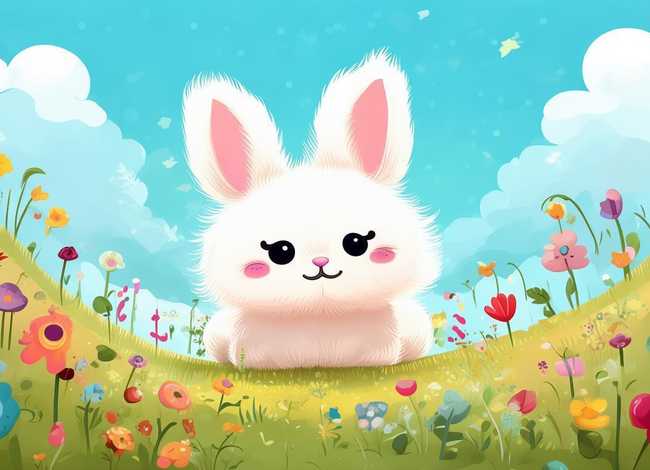 儿童小白兔故事图片 儿童小白兔简笔画图片大全