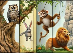 动物的故事四幅连环画 - 动物的故事四幅连环画怎么画