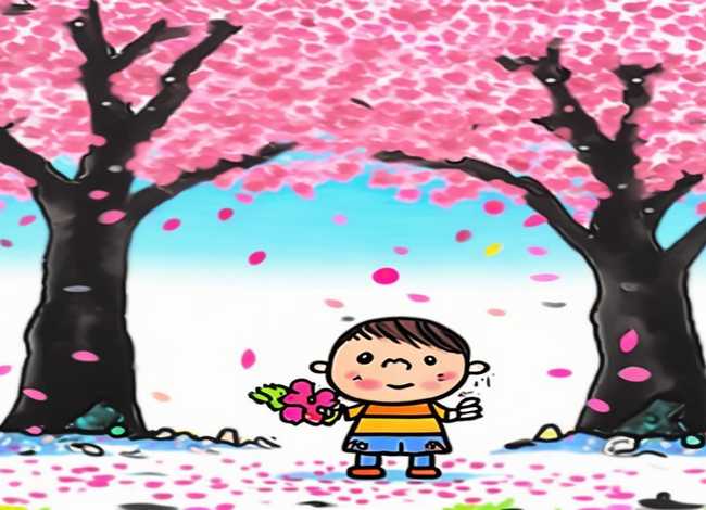 樱花儿童画图片 樱花儿童画图片简单 樱花儿童画图片 樱花儿童画图片简单