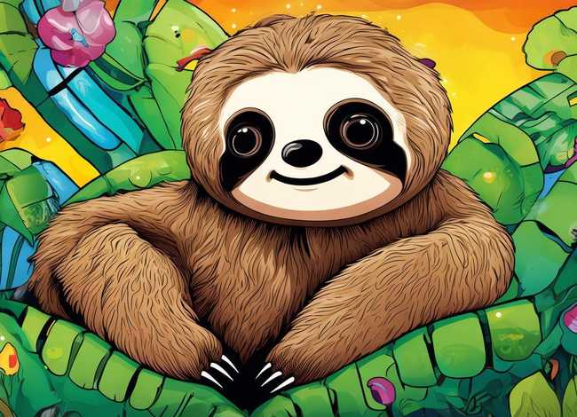 树懒儿童画 树懒儿童画图片 树懒儿童画 树懒儿童画图片