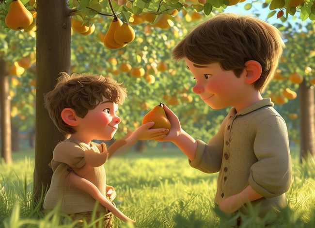 让梨的故事儿童版;古人让梨的故事 让梨的故事儿童版;古人让梨的故事