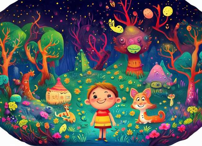 儿童故事配图字小、儿童故事配图图片大全