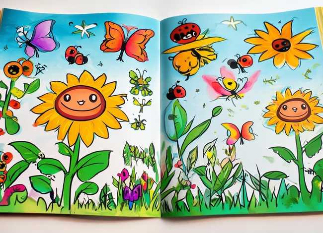 儿童手工绘本制作范本图片，儿童手工绘本制作范本图片简单