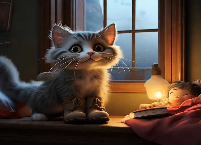 儿童睡前故事的故事穿靴子的猫 - 睡前故事 穿靴子的猫 儿童睡前故事的故事穿靴子的猫 - 睡前故事 穿靴子的猫